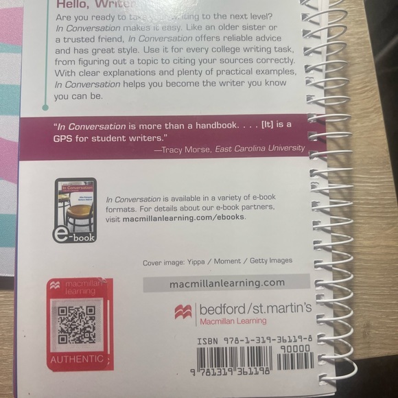 In conversation a writer guide book used for college eng 101 new - Picture 2 of 2